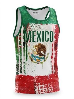 Men's Mexico True Rock Official Bruce Tank Top - XXL